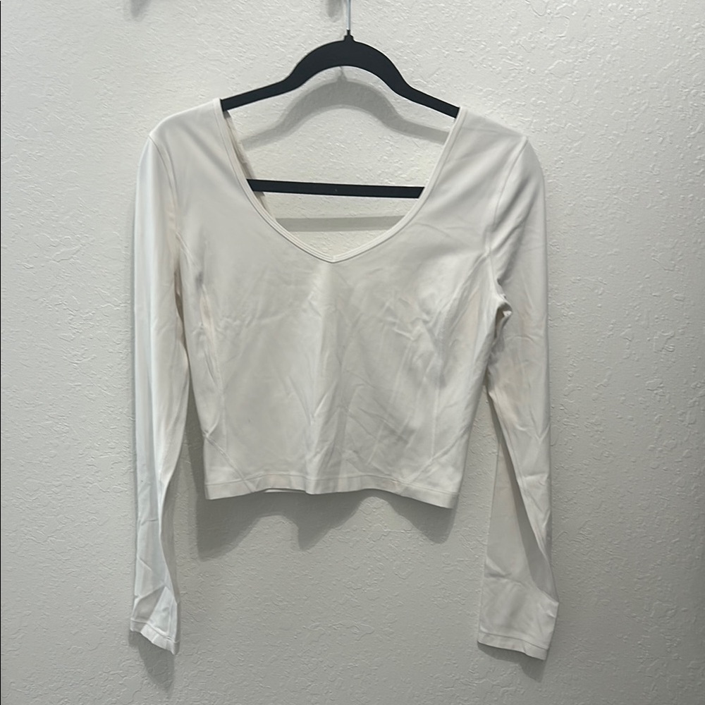 Elegant White Long Sleeve Top
